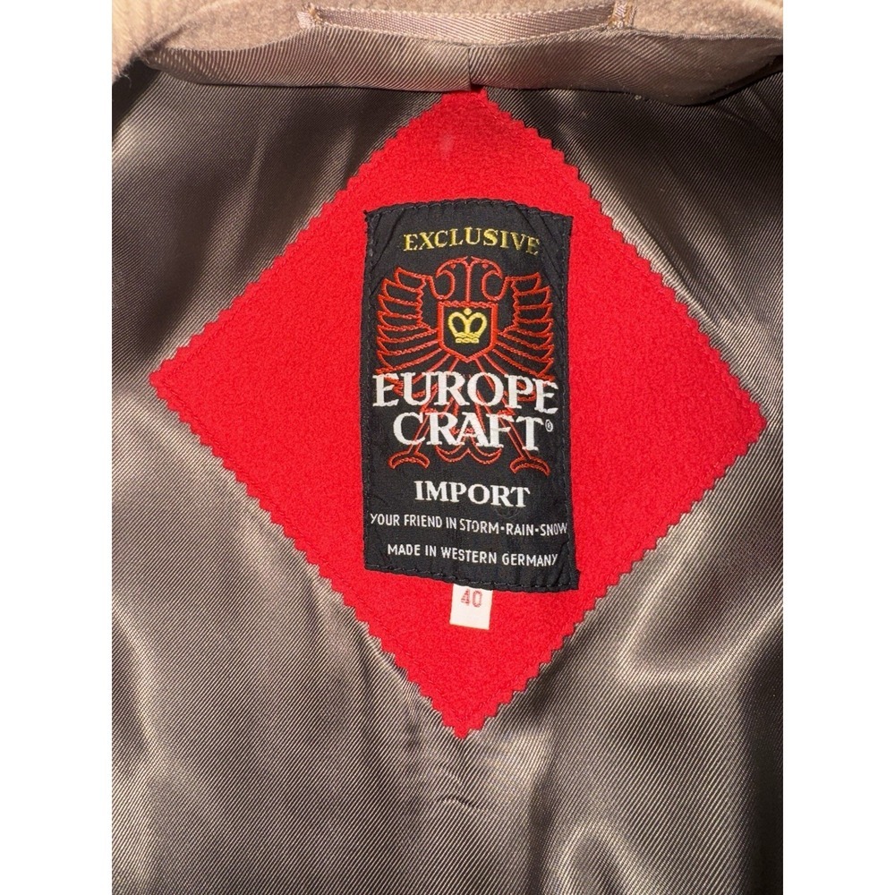 Vintage Europe‎ Craft Import Wool Corduroy Sports Coat Men's 40 West Germany - Picture 7 of 9